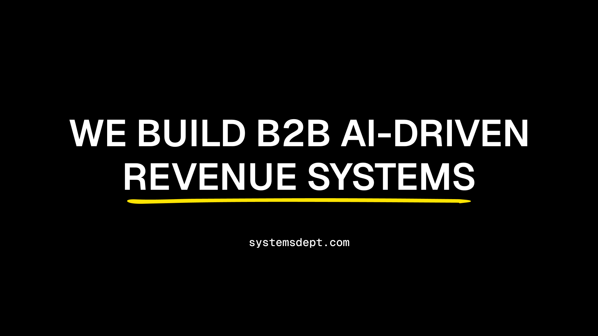 Systems Department - AI Consulting & Implementation